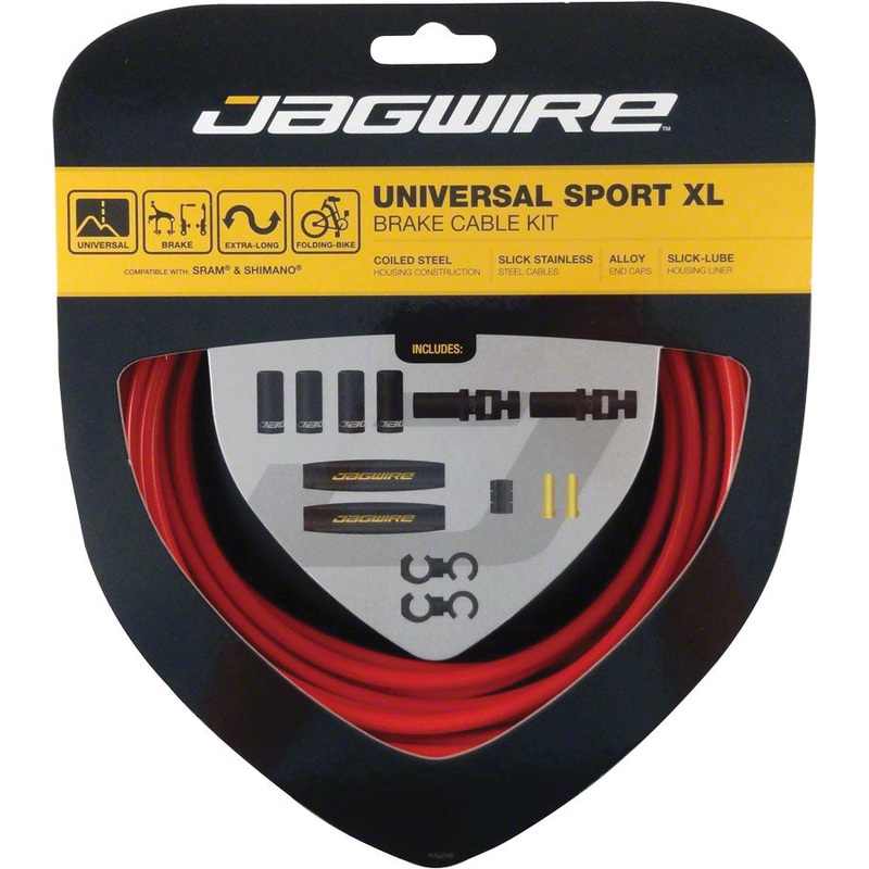 Jagwire Universal Sport Brake XL Kit Red