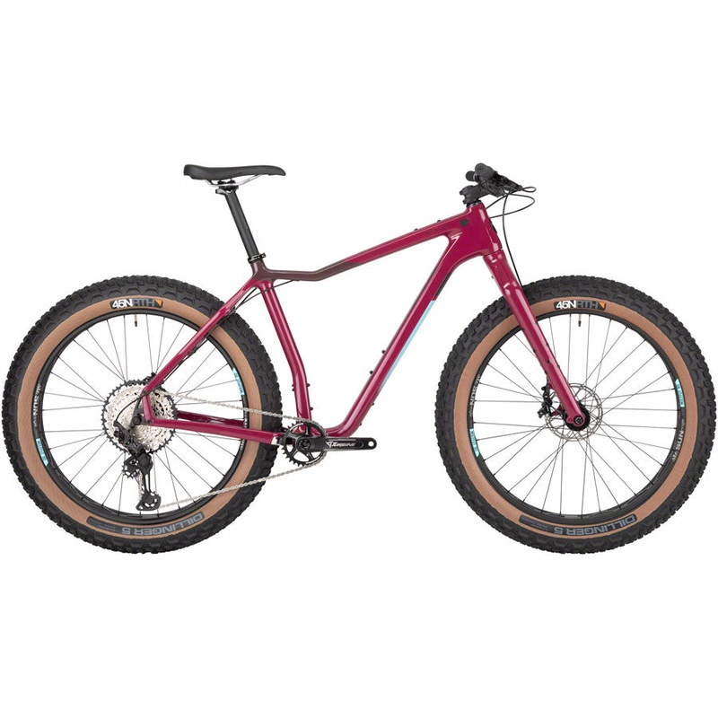Salsa Mukluk Carbon XT Fat Tire Bike – 26″ Carbon Purple Small