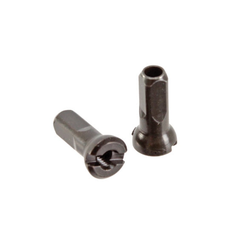 Sapim Brass Polyax Nipple 14g/12mm Black 100/Count