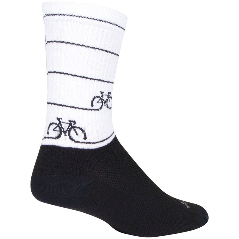 SockGuy Crew Cyclepath Socks – 6″ Small/Medium
