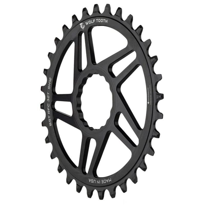 Wolf Tooth Direct Mount Chainring – 34t RaceFace/Easton CINCH Direct Mount Drop-Stop B For Boost Cranks 3mm Offset BLK